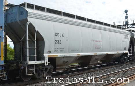 Car/wagon CGLX2321 left side / coté gauche
